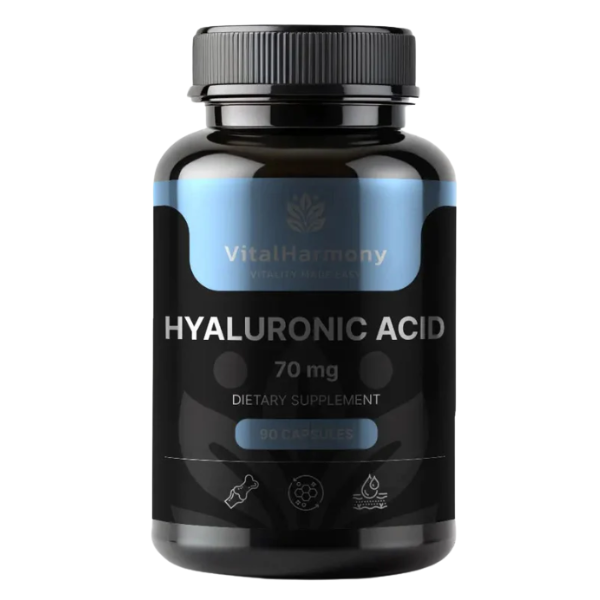 Acido ialuronico 70 mg - 90 capsule - pelle, articolazioni, antiage