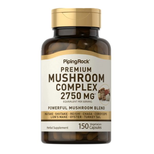 Fungo Mushroom Complex 2750 mg - 150 capsule - potenziatore naturale per energia