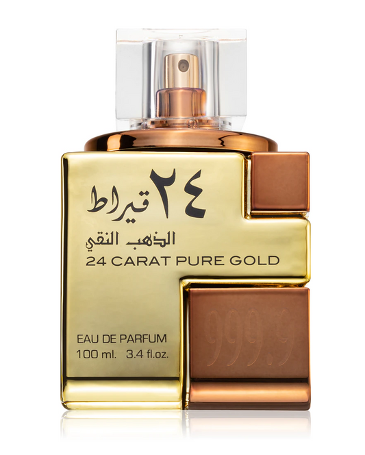 Lattafa 24 Carat Pure Gold eau de parfum 100ml unisex fragrance