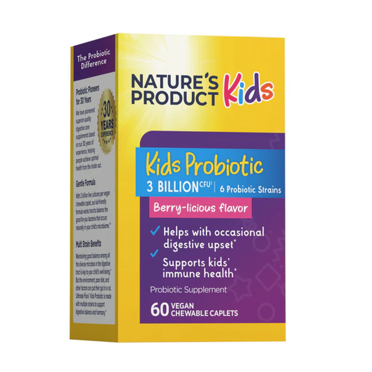 Probiotico per bambini 6 ceppi – gusto frutti di bosco – 60 compresse masticabili