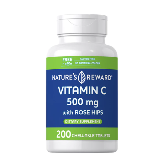 Vitamina C 500mg – 200 compresse masticabili – energia e sistema immunitario