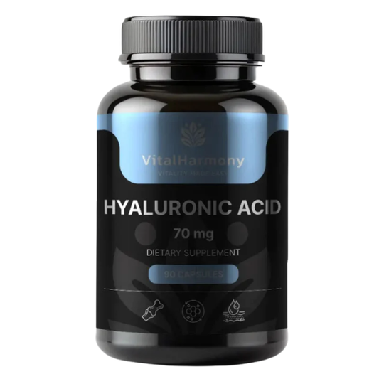 Acido ialuronico 70mg - 90 capsule - pelle, articolazioni, antiage