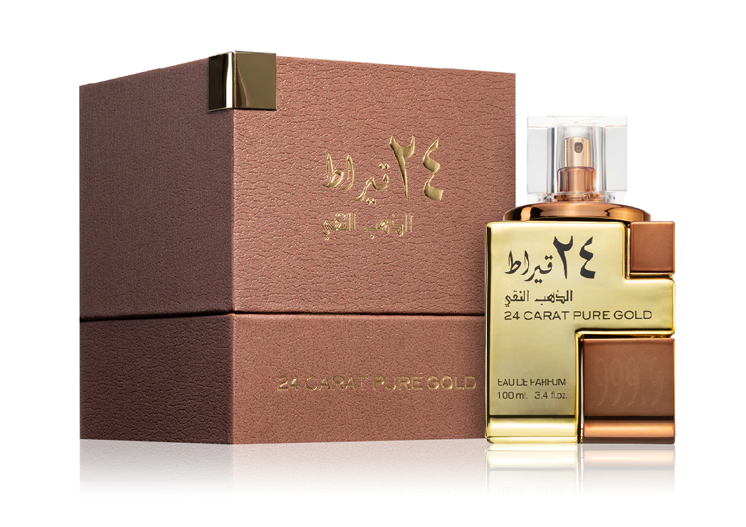 Lattafa 24 Carat Pure Gold eau de parfum 100ml unisex fragrance