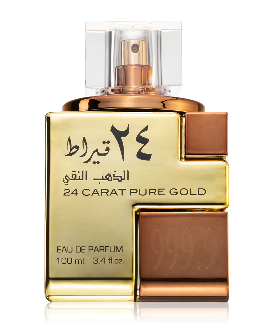 Lattafa 24 Carat Pure Gold eau de parfum 100ml unisex fragrance