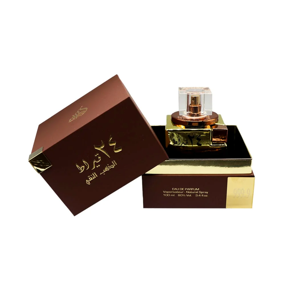 Lattafa 24 Carat Pure Gold eau de parfum 100ml unisex fragrance