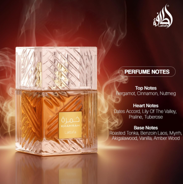 Lattafa Khamrah eau de parfum 100ml unisex fragrance