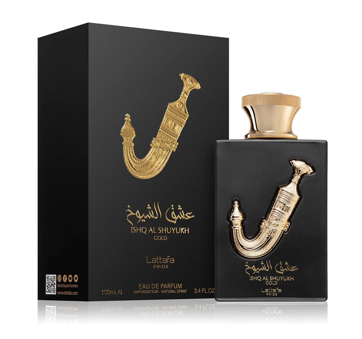 Lattafa Pride Ishq Al Shuyukh Gold eau de parfum 100ml unisex fragrance