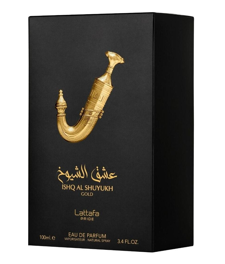 Lattafa Pride Ishq Al Shuyukh Gold eau de parfum 100ml unisex fragrance