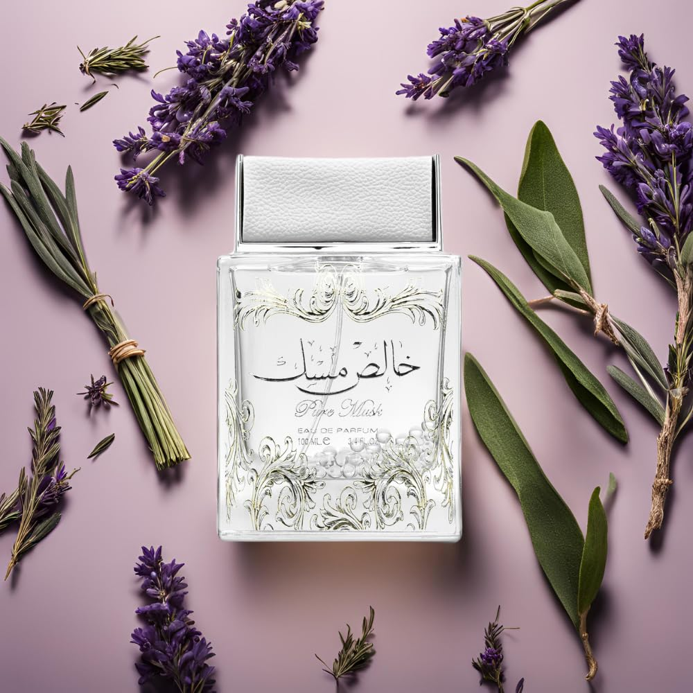 Lattafa Pure Musk eau de parfum spray 100ml deodorant spray 50ml gift set