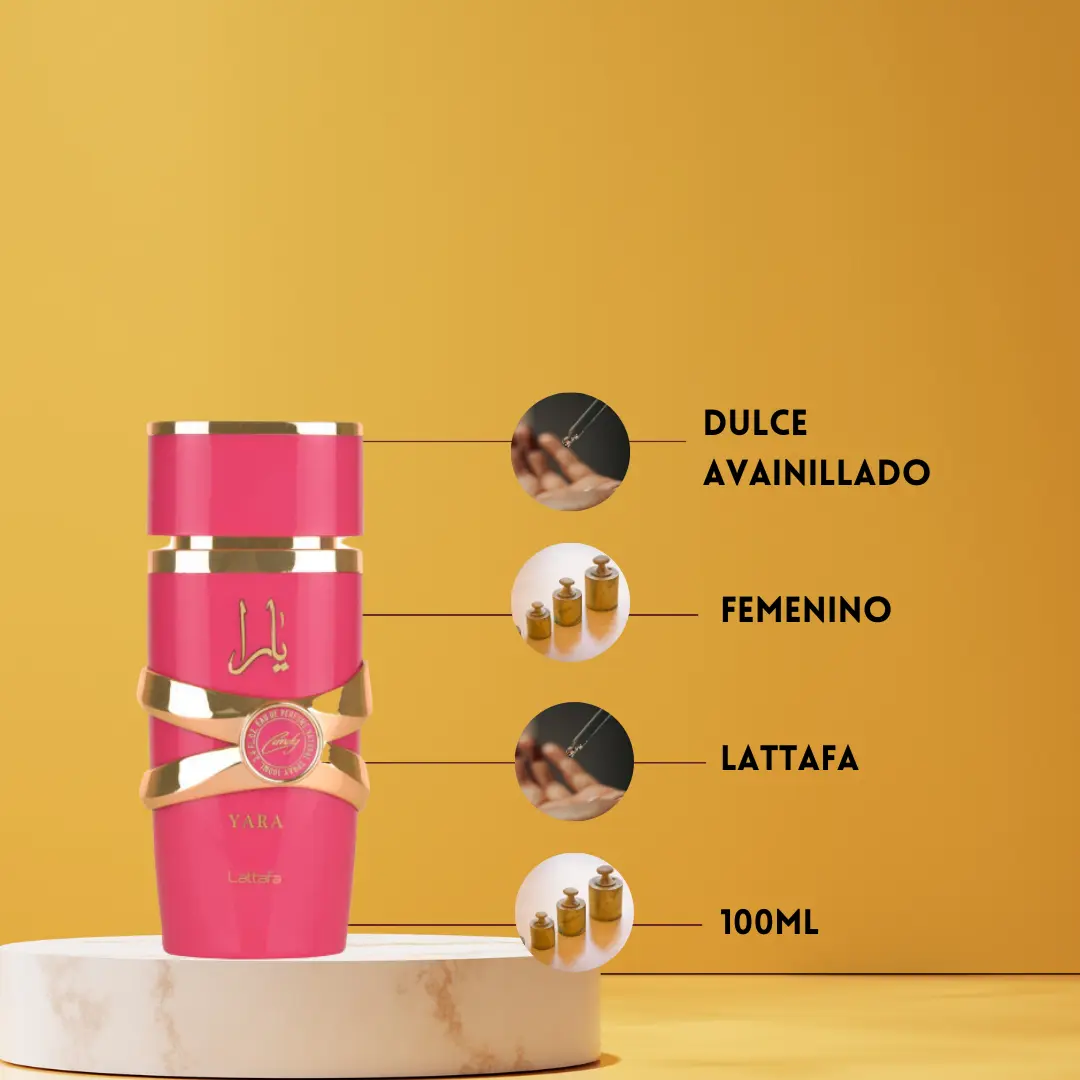 Lattafa Yara Candy eau de parfum 100ml women fragrance